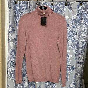 Charter Club Soft Pink Turtleneck Sweater